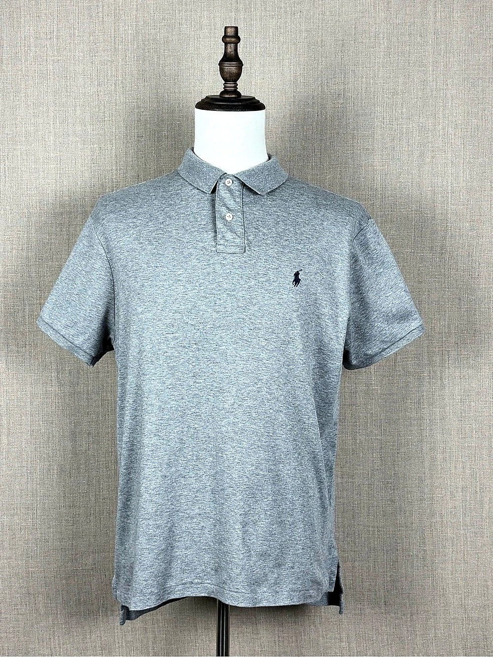 Polo Ralph Lauren Men’s Large Gray Custom Fit Performance Polo Shirt